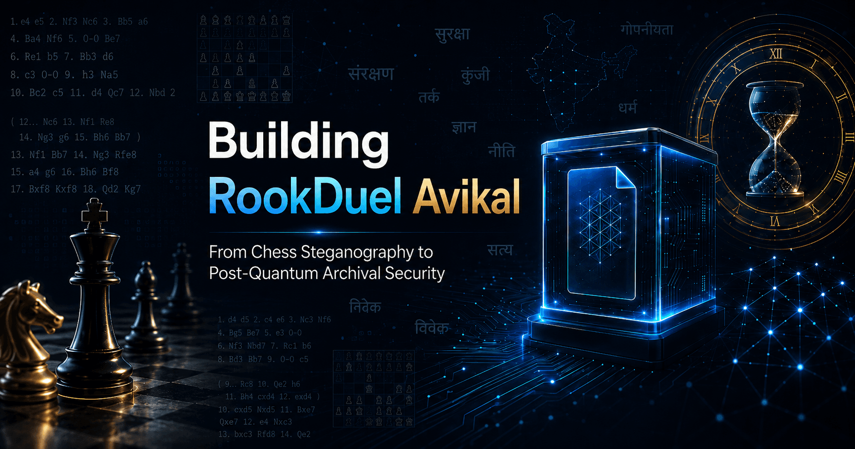 Building RookDuel Avikal: From Chess Steganography to Post-Quantum Archival Security